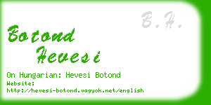 botond hevesi business card